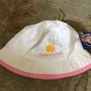 Baby Girl White Summer Hat Captiva Island